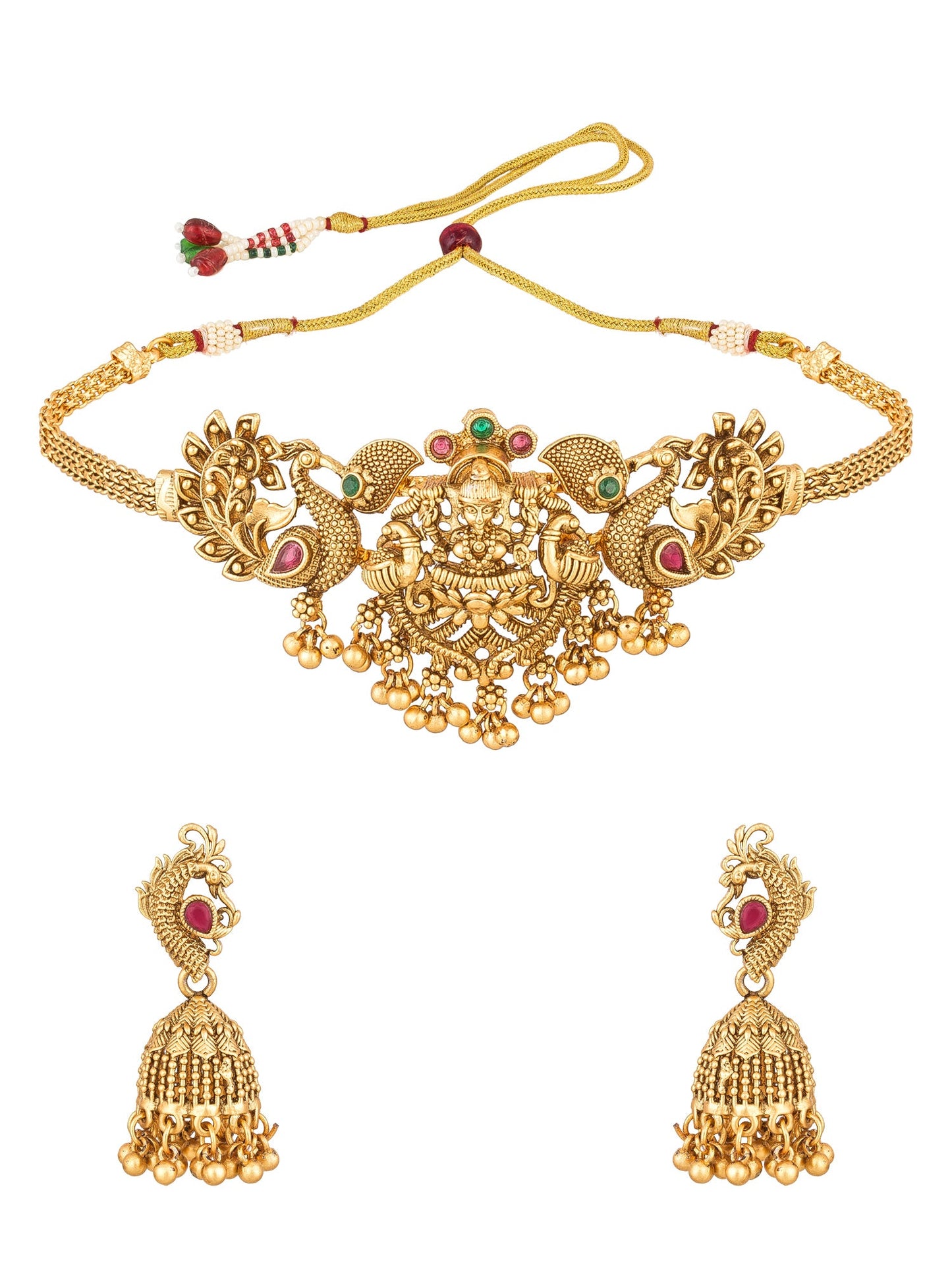 Meenakshi Temple Jewellery Set