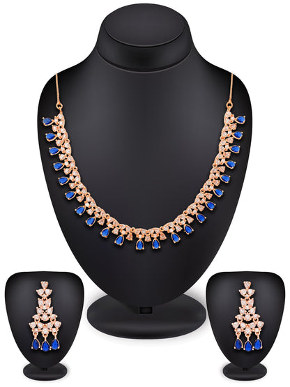 Anisha American Diamond Necklace Set