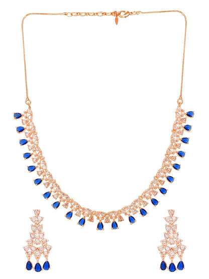 Anisha American Diamond Necklace Set