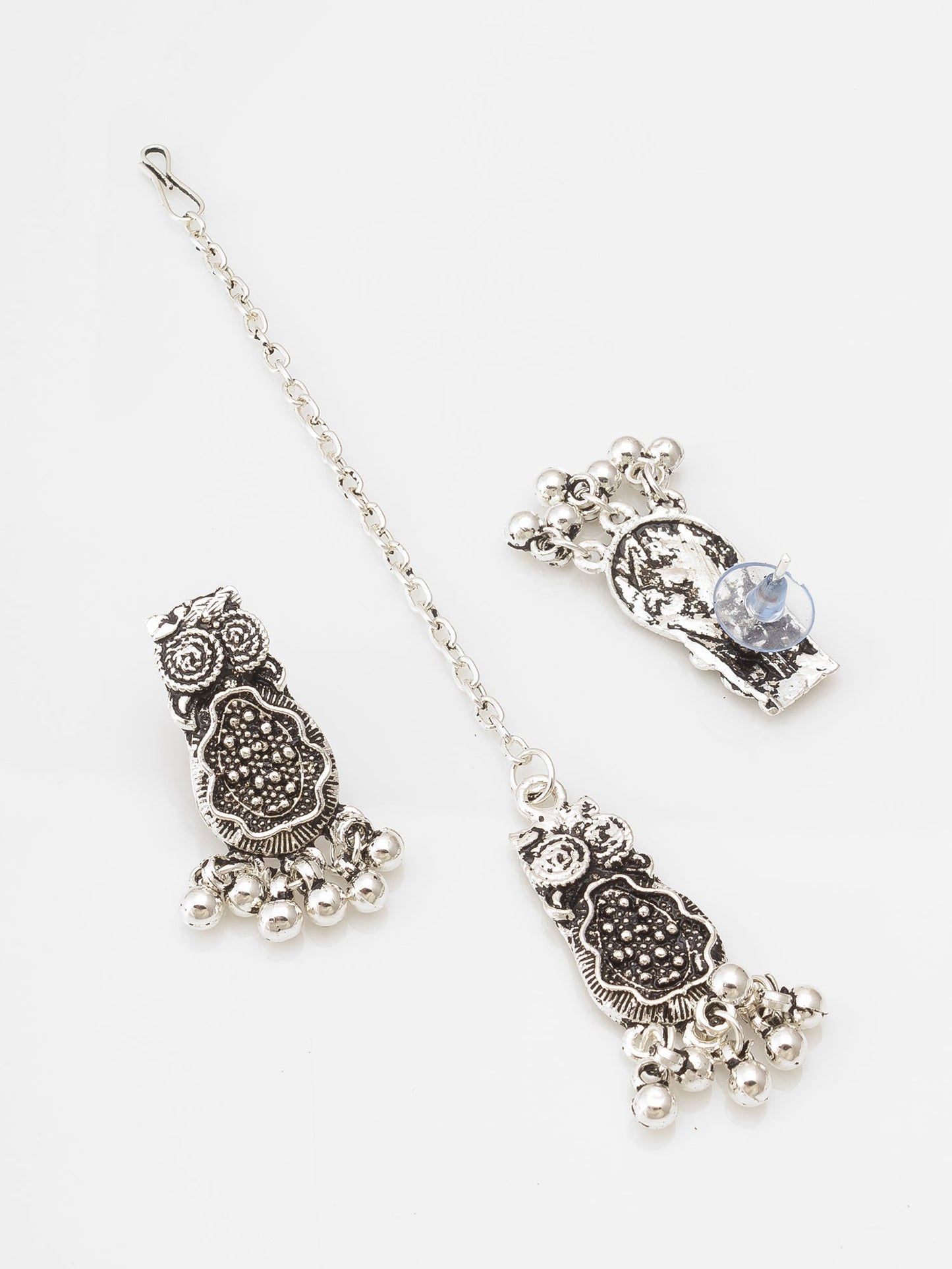 Aamani Oxidised Silver Set