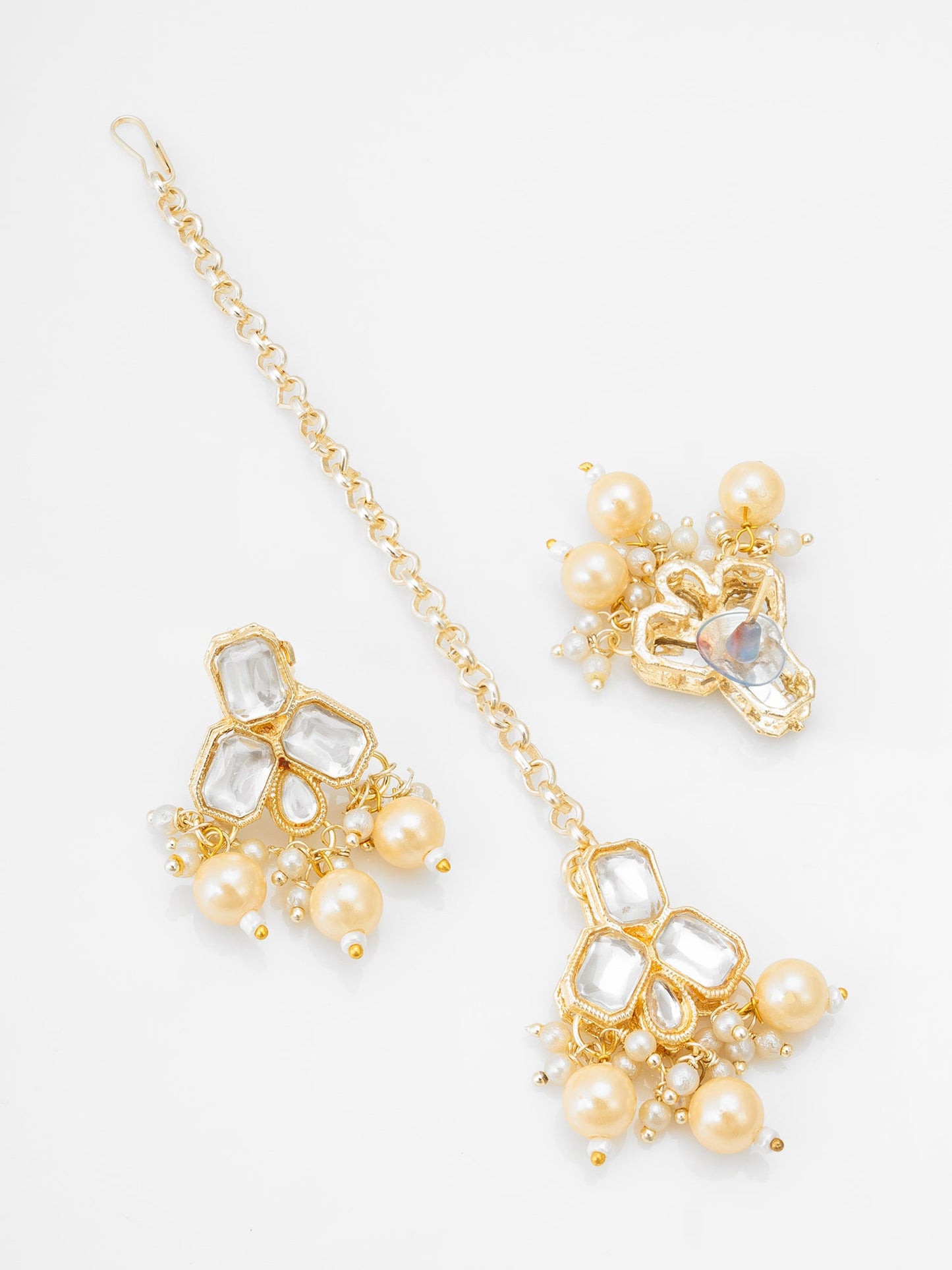 Meenakari Pearl Necklace Set