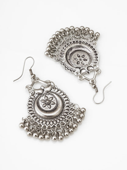 Mohini Oxidized Silver Set