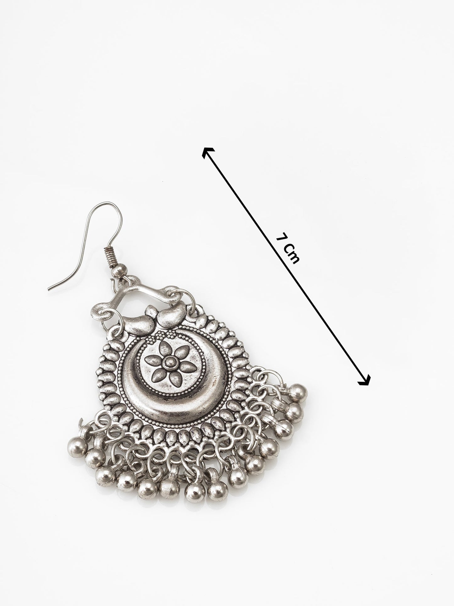 Mohini Oxidized Silver Set